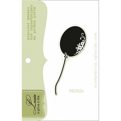 Акриловый штамп Lesia Zgharda Повітряна кулька RE052c