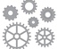 Ножи от Spellbinders - Die D-Lites Gears Etched Dies