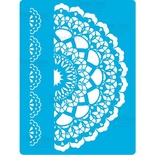Трафарет - Фабрика Декора - Нежное кружево-3, 15смХ20см