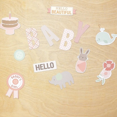 Набір карток Project Life by Becky Higgins - Value Kit - Lullaby Girl, 120 елементів