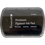 Штемпельная подушечка Dovecraft Pigment Ink Pads - Jet Black, цвет черный