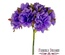 Набiр квiтiв черешнi, фiолетові, 6 шт., ТМ Фабрика Декору