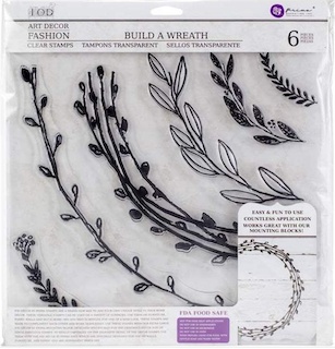 Штампи від IOD - Décor Stamps - Build a Wreath 12x12, 30x30 см