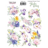 Набір наліпок (стікерів) 11 шт. Tender spring 176, ТМ Фабрика Декору