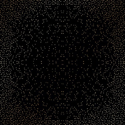 Аркуш одностороннього паперу з фольгуванням Golden Mini Drops Black, ТМ Фабрика Декору
