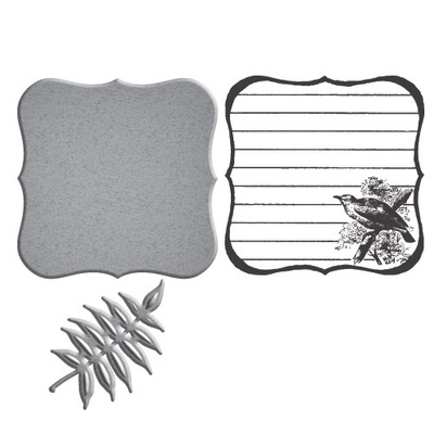 Ніж для вирубки + штампи від Spellbinders - Donna Salazar Designs - A Birdie Told Me