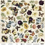 Аркуш одностороннього скрап-паперу 30x30 від Scrapmir Декор з колекції Some days