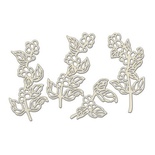 Набір чіпбордів Winter botanical diary 755, 10x15см, колір молочний, ТМ Фабрика Декору