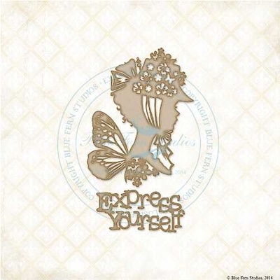 Чипборд Blue Fern Studios - Express Yourself