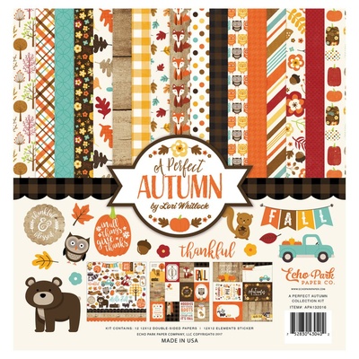 Набор бумаги от Echo Park - A Perfect Autumn, 30х30см