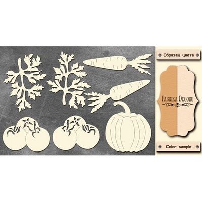 Набор чипбордов TM Fabrika Decoru FDCH-206, цвет молочный, крафт