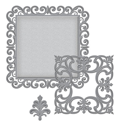 Ножи от Spellbinders – Fleur De Square