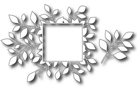 Нож для вырубки от Poppystamps - Massa Leaf Frame