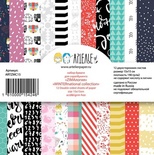 Набор бумаги для скрапбукинга от Артелье - ZIMAлогия, 15x15см