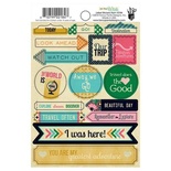 Аркуш наліпок Fancy Pants - Be Different Label Stickers, 10x15см