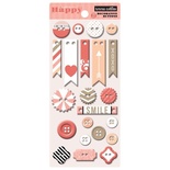 Пуговицы Teresa Collins Designs - You Are My Happy - Chipboard Buttons