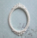 Гнучкі пластикові фігурки - Рамка овальна №2, внутрішній розмір 8,5x5,6см