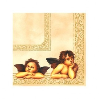 Серветка "Ангели", розмір 25х25см, 1 шт.