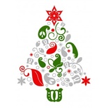 Папка для тиснення Couture Creations - Rudolph, Ho! Ho! Ho! Collection (A2)