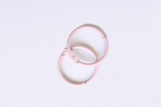 Кольца для альбомов, 2 шт., цвет: розовый 25 мм SCB 2504425