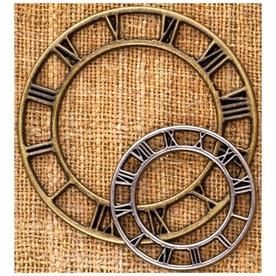 Металлические украшения Prima - Finnabair Vintage Mechanicals Metal Trinkets - Clock Face Small