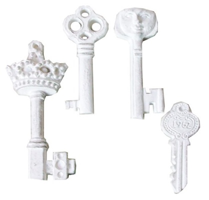 Гіпсові фігурки від Melissa Frances - Ключі, 4 шт., 45x20м