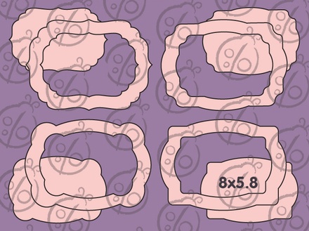 Чипборд Набір рамок №1. Малі cb-324