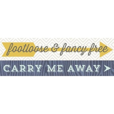 Вирубка з кардстоку My Mind's Eye Carefree, 5x15см