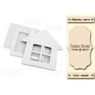 Заготовка для шейкера Рідна домівка, колір молочний, ТМ Фабрика Декору