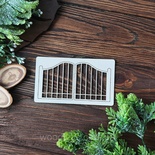 Чипборд Ворота 3 від WOODchic, 13x7см