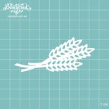 Чипборд від Вензелик - Пучок колосків, розмір: 3,4x8,1 см