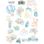 Набір наліпок (стікерів) Dreamy baby boy 086, ТМ Фабрика Декору
