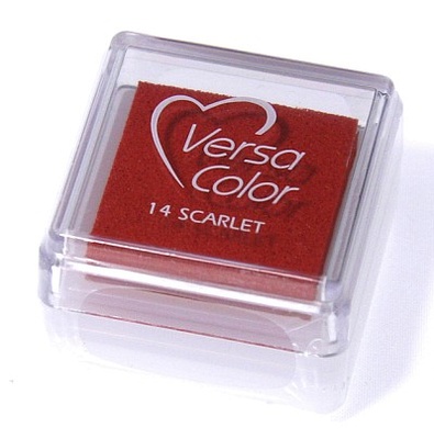 Пігментне чорнило Tsukineko - VersaColor Small Pads Scarlet
