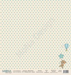 Лист односторонней бумаги от Mona Design - "Звездное небо" - Малыш, 30х30см