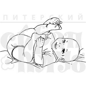 Акриловий штамп дизайну Олена Виноградова "Пустун"