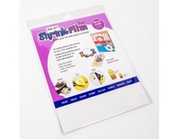 Шринк Пластик - Grafix - Shrink Film - InkJet (для друку на принтері) - White - 21х28см, білий, 1 аркуш