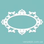 Чипборд від Вензелик - Рамка 71, розмір: 46x74 мм