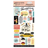 Высечки из чипборда Carta Bella - Metropolitan Girl Chipboard Accents