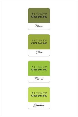 Набор чернил от Altenew - Tropical Forest Mini Cube Set