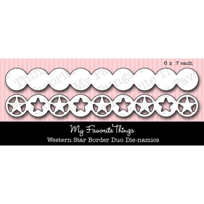 Ніж для вирубки My Favorite Things - Die-namics Western Star Border Border Duo