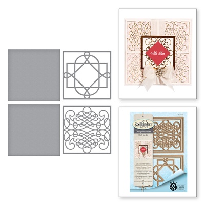 Ножі від Spellbinders - Calligraphy Flourish Tiles