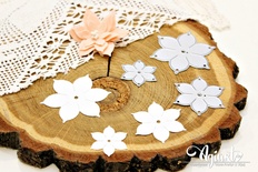 NEW. Ножи для вырубки от AgiArt "Набор цветов № 6"