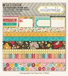 Набір двостороннього скрап-паперу My Mind's Eye Collectable - Unforgetable, розмір 15x15см