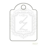 Акриловий штамп Lesia Zgharda R037 Рамка-Тeг