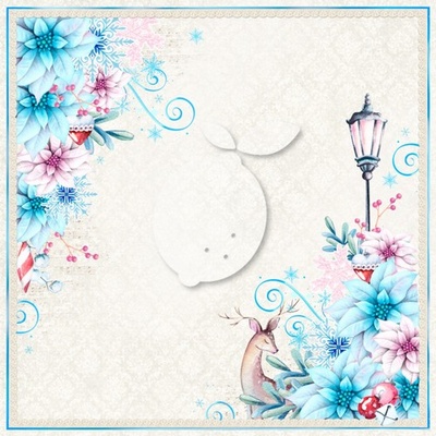 Аркуш двостороннього паперу для скрапбукінгу від LemonCraft - Joy the world world 05