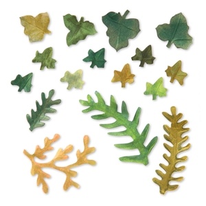 Ножі від Sizzix - Sizzix Thinlits Die Set 12PK - Leaves, Fern & Ivy