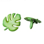 Брадсы  "Зеленый лист", 17x13 мм, 5 шт.