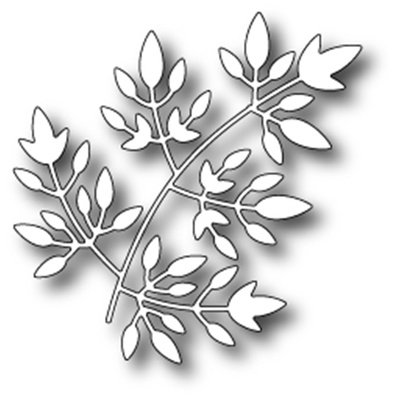 Ніж для вирубки від Poppystamps - Freida Leaf