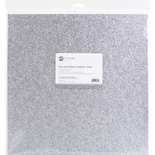 Глітерний аркуш ETC Papers Non - Shed Glitter Cardstock, 30,5x30,5см, колір срібло, 1 шт.