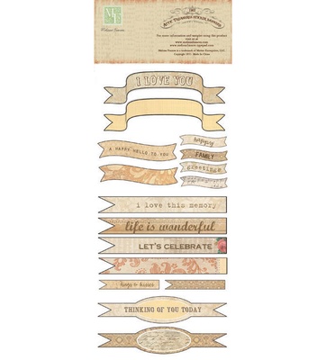 Набір наліпок Attic Treasures Sticker Banners, 16 шт.